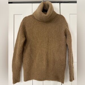 Everlane Alpaca Oversized Turtleneck in “cappuccino”